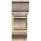 Ekena Millwork Olympic Traditional Rough Sawn Bracket w/ Offset Brace, Douglas Fir, 8"W x 20"D x 20"H BKT0806X20X20OLY01RDF - alternate 3
